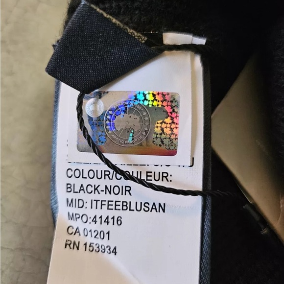 Canada Goose Arctic Disc Toque O/S Mens Black - Picture 2 of 5